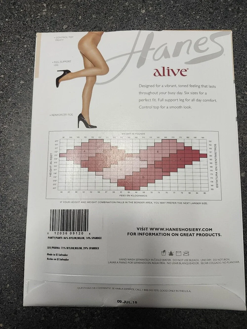 Hanes alive Full Support Pantyhose - Taupe